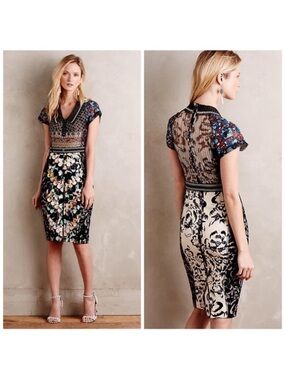 Byron Lars Margot Pencil Dress Sz 4